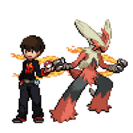 Richard and Blaziken