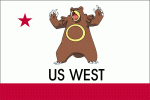 US West's flag