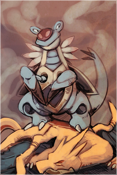 Armaldo and Charizard