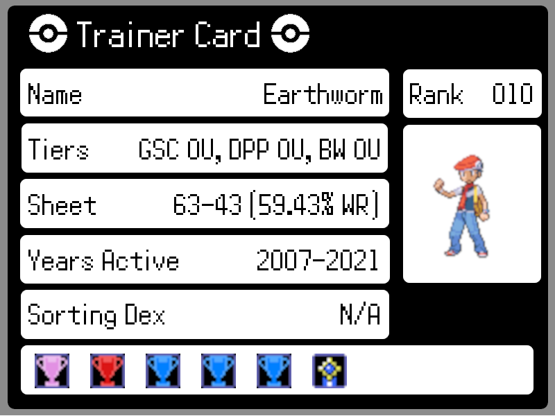 Earthworm Player Card