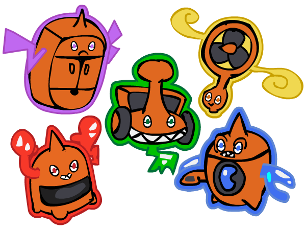Rotom forms