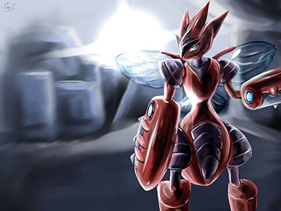Scizor by SailorCosmos