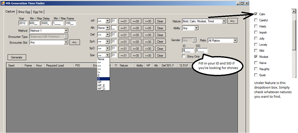 4th Gen Time Finder Window