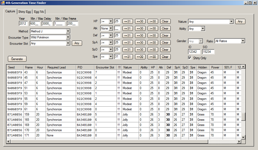 4th Time Finder Window Shiny Results