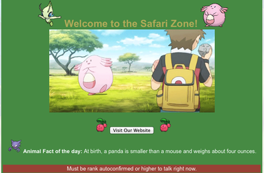Safari Zone Room Intro