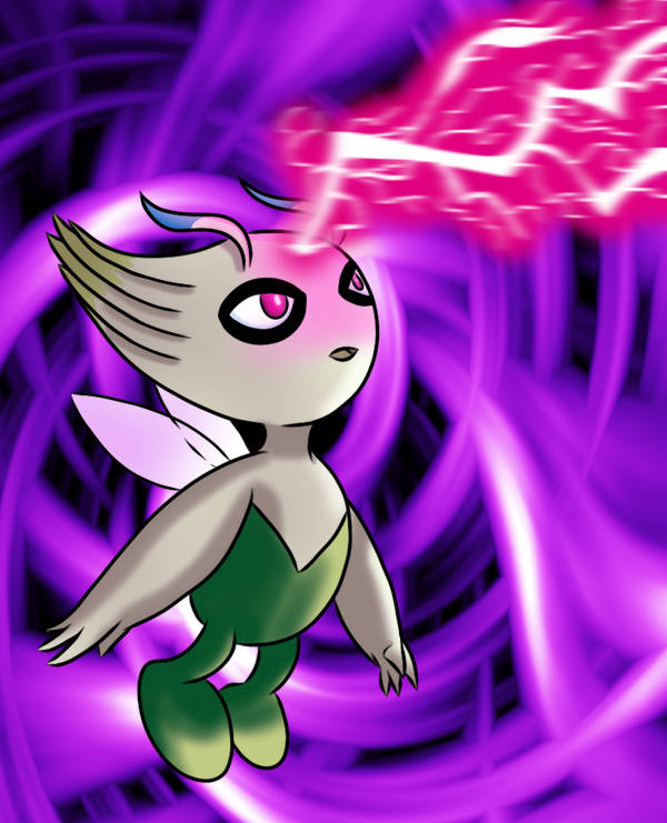 Celebi art by ZapDraws