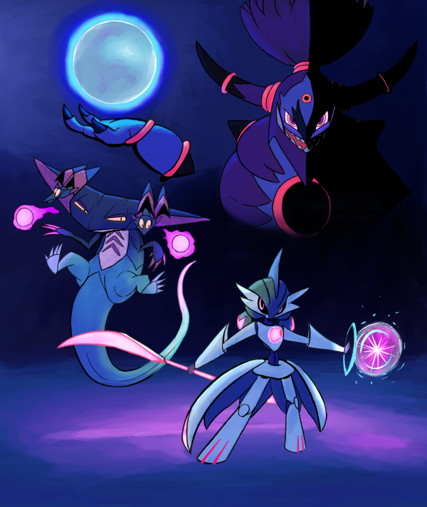 Hybrid Hunters Mixed Attackers in SV OU art