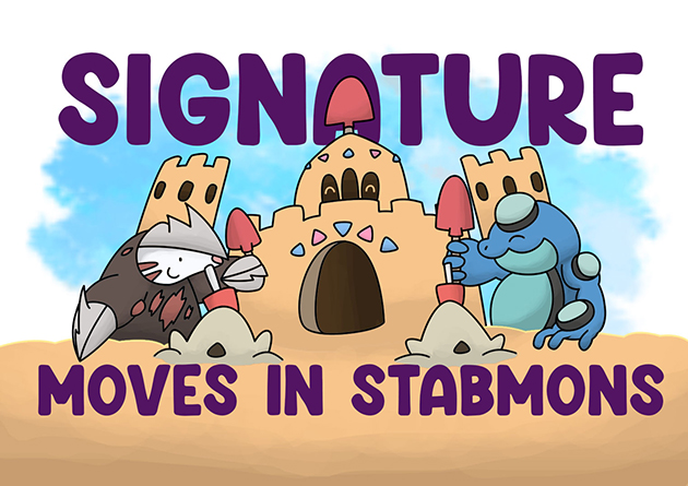 Signature Moves in STABmons art