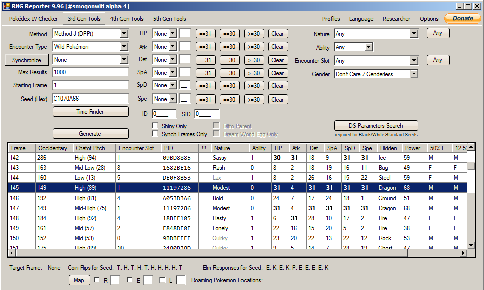 DPP Main Window Result 2