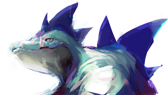 Shiny Feraligatr by icepick