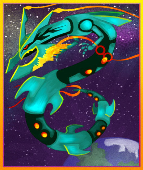 AG Spotlight: Mega Rayquaza by LifeisDANK