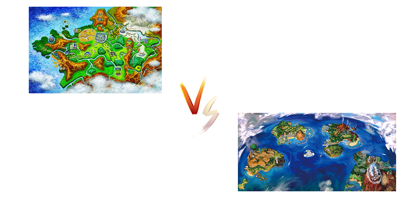 The Great Regional FRIENDLY Debate: Kalos vs. Alola art