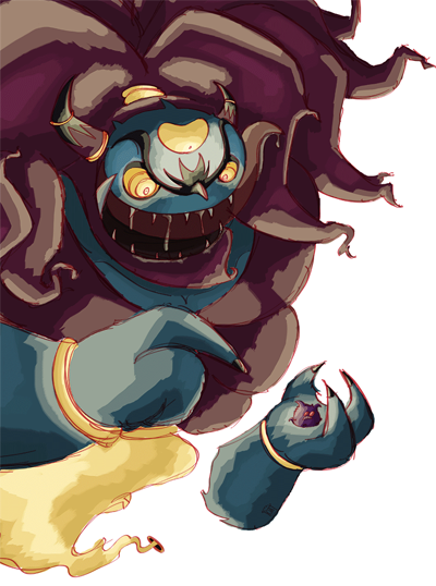 Hoopa-U art por The Mega Lotad