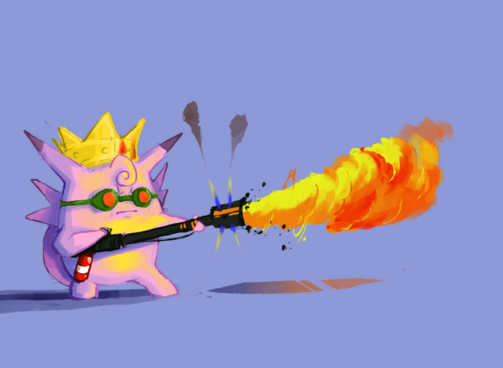 Flamethrower Clefable