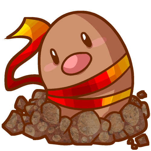 Diglett by Sparkl3y