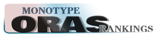 MPL ORAS MONOTYPE RANKINGS