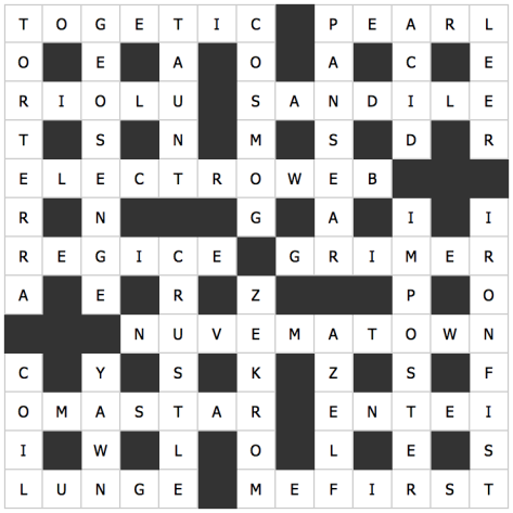 Crossword answers
