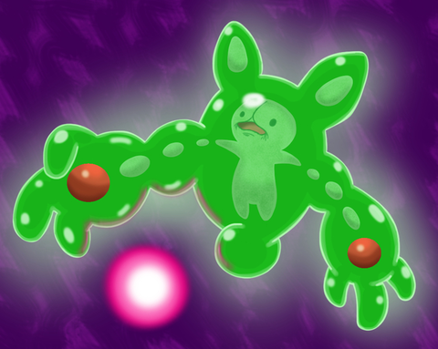 Reuniclus art by ZapDraws