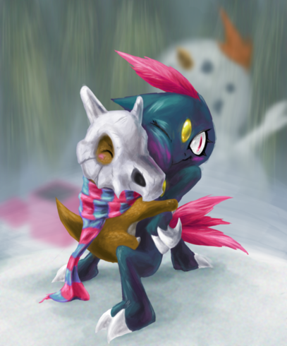 Secret Santa art by aXl