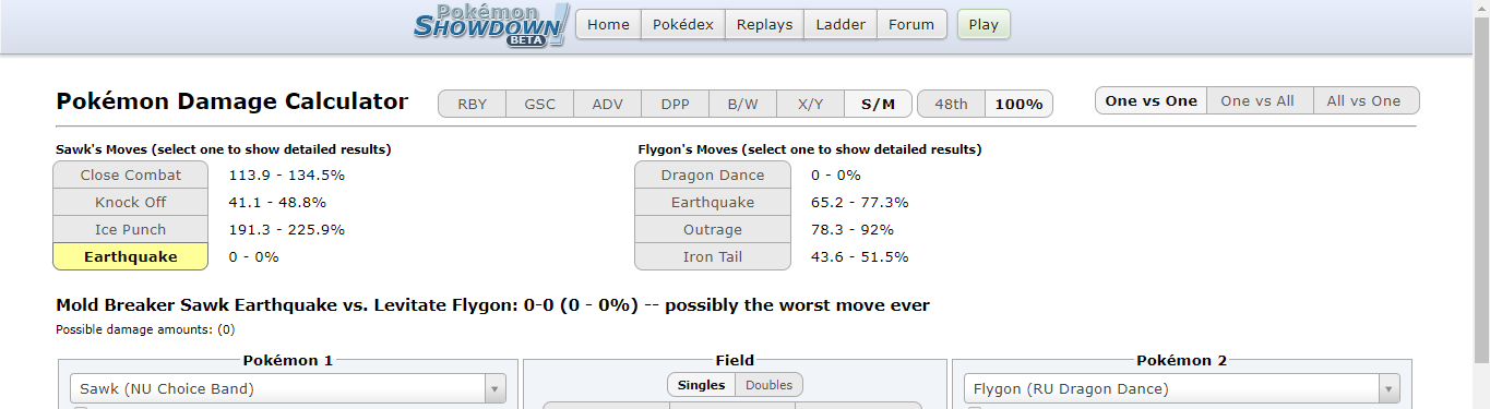 Pokémon Showdown on X: PS! Damage Calculator now fully supports