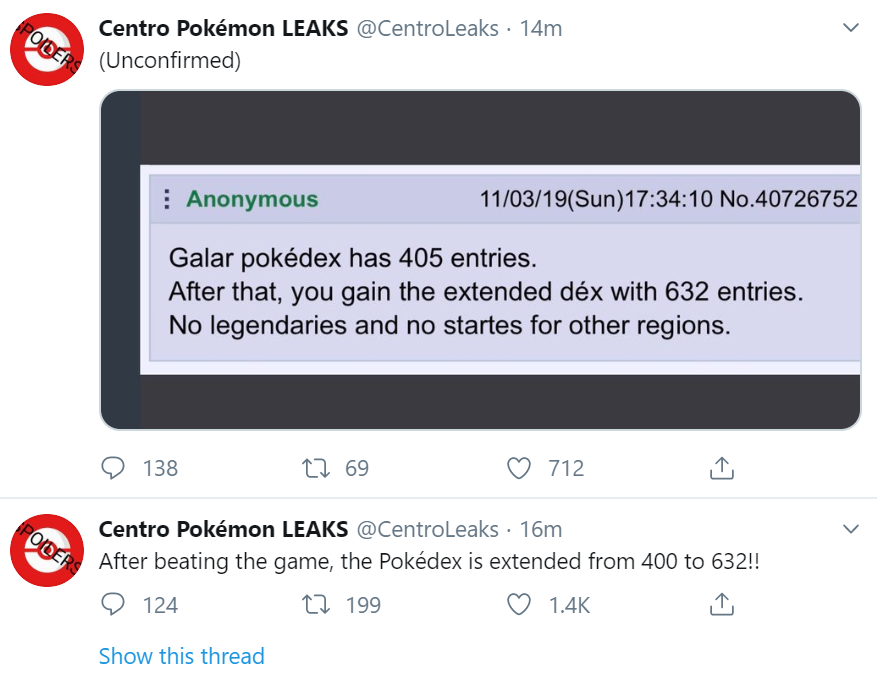 Spoilers Pokemon Sword Shield Pre Release Spoilers
