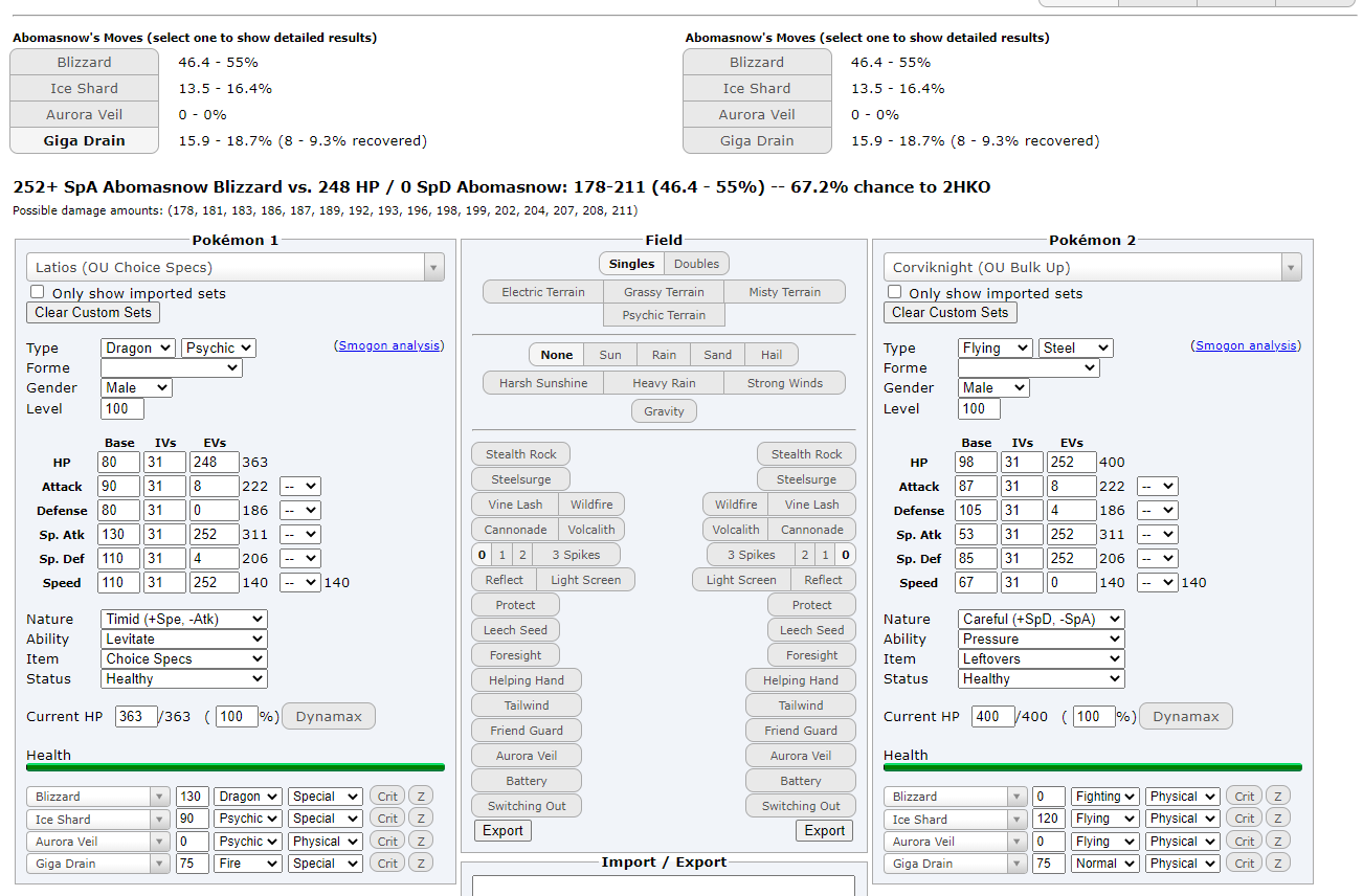 Pokemon damage calculator  Pokemon, Optimization, Physics