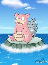 ArtStation - Slowbro fan art, Sudawan Corness