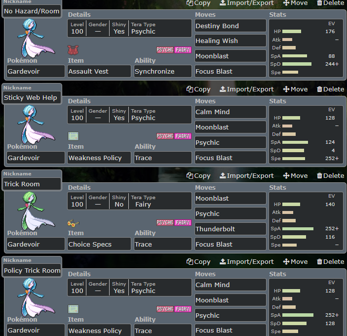 The Hackmon Gardevoir Showdown Set.