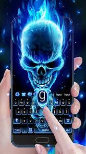 3D Blue Flaming Skull Keyboard - Descargar APK para Android | Aptoide