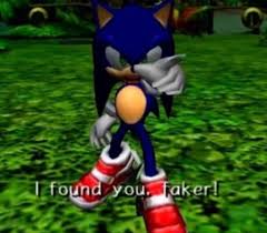 I found you, faker! : r/SonicTheHedgehog