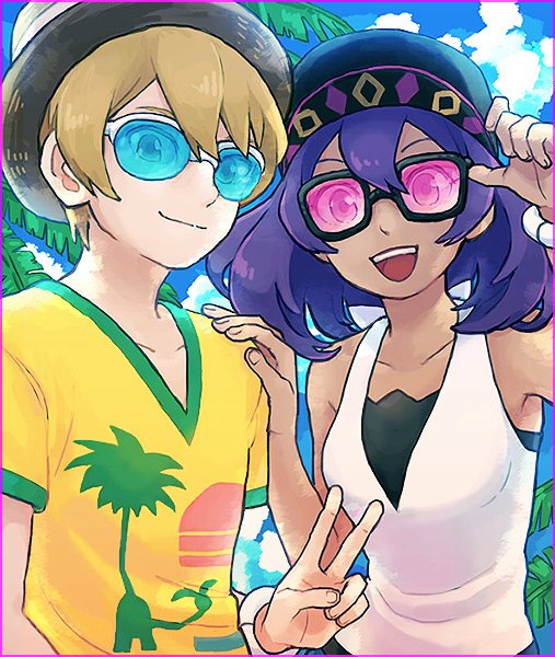 Dexio and Sina, on vacatio in Alola