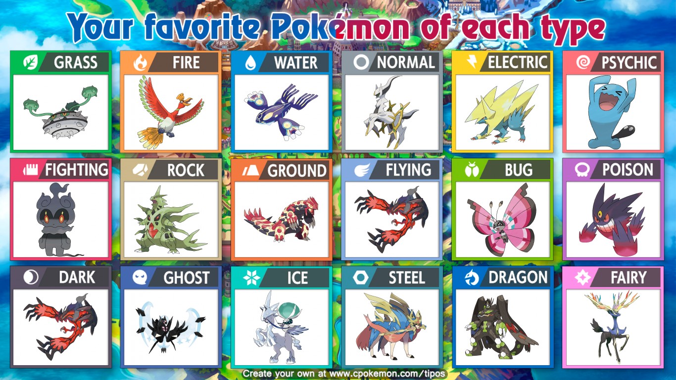 your favorite pokemon of every type | Page 3 | Smogon Forums