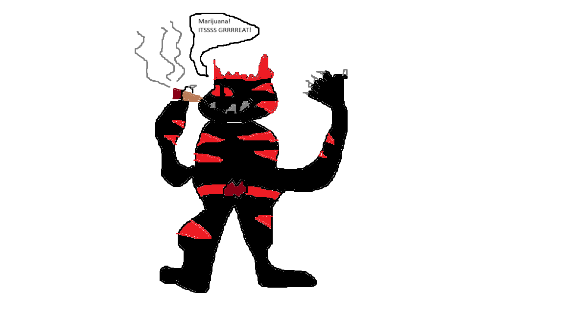 Incineroar smoking a fat blunt.png