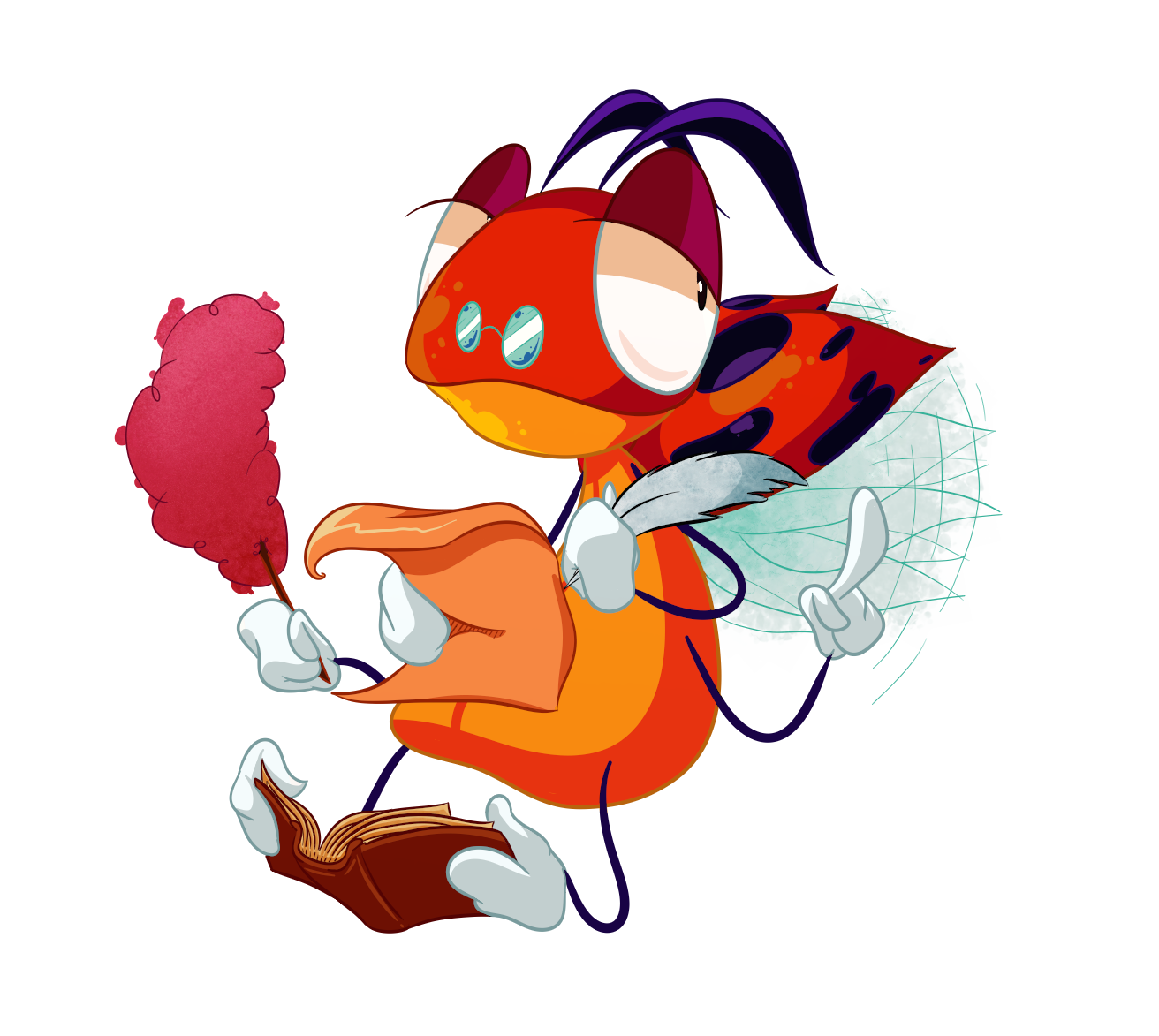 Louie the Ledyba (Library Mascot Contest).png