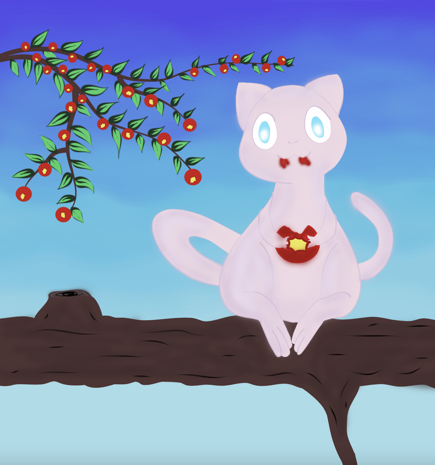 Mew DivineM4dness Attacking Gaboswampert.png