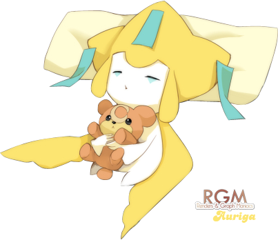 pokemon_jirachi_teddiursa_render_by_nezu_nyan-d5n1unw.png