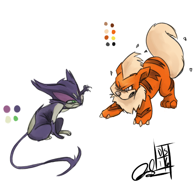 Purrloin and Growlithe Share.jpg