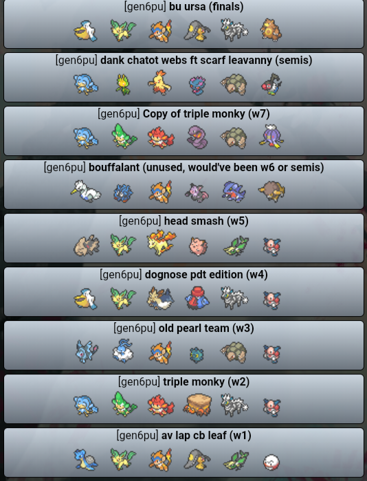 Metagame - PU Old Gens + Discussion, Page 13