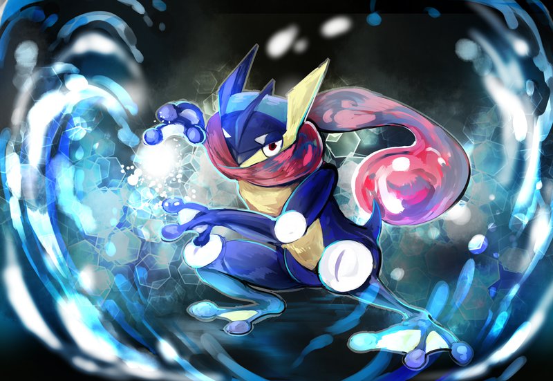 So this was the first OU team I... Greninja's role is very diverse and...