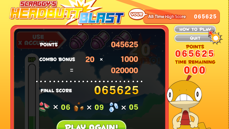 Scraggy s Headbutt Blast    Play Online Games .png