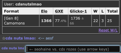 Metagame - Camomons [Tiering Actions @ #'s 83-85]