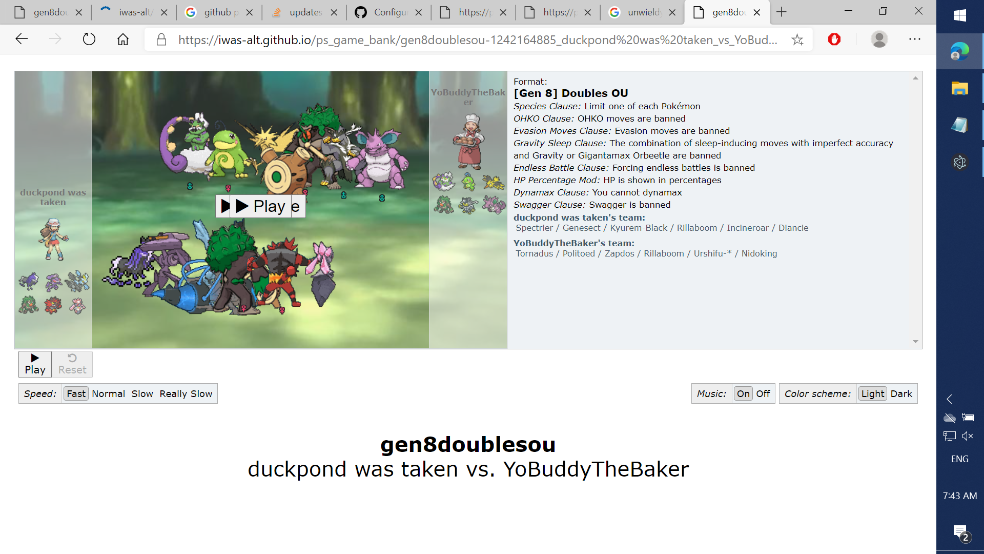 Edit your pokemon showdown replay into a funny video by Mathy231