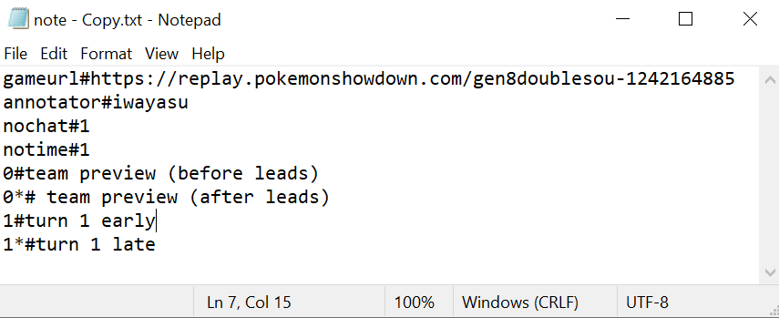 Programming - Pokemon Showdown replay annotator