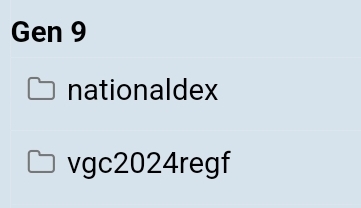 These are format folders but I was on SmogTours when I took this SS