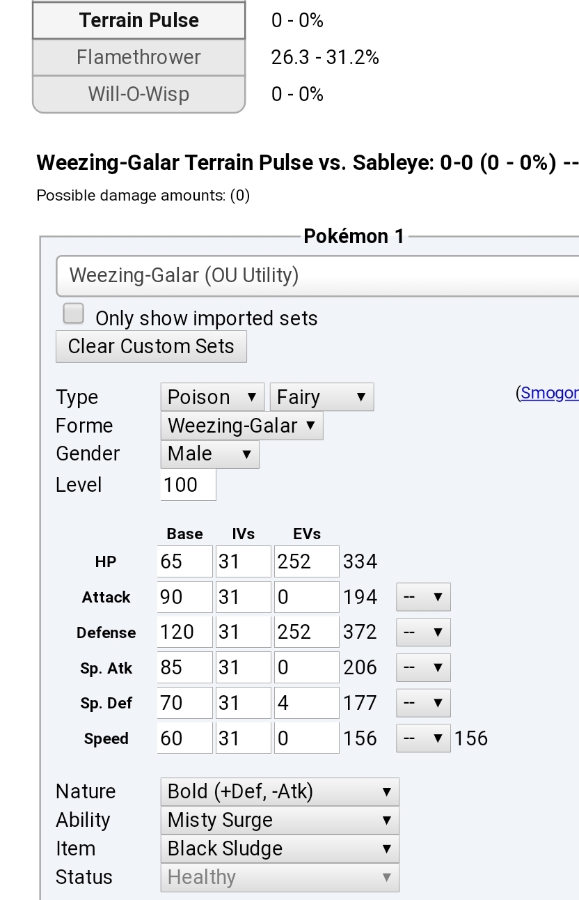 Programming Pokémon Showdown Damage Calculator Page 15 Smogon Forums