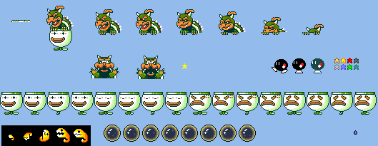 Bowser Jr Sprite Sheet Sprite Png Download Transparent Sprite Png