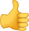Thumbs Up Emoji [Free Download IOS Emojis].png