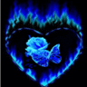lonely blue heart