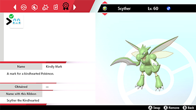 Personality marked Scyther