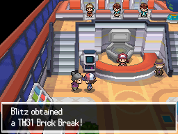 WHERE TO FIND TM31 BRICK BREAK ON POKEMON BLACK AND WHITE 